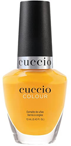 Cuccio Nail Polish 13ml- KJ On The Mic- Neon Tangerine Orange