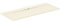 Ideal Standard - Ultra Flat S i.life, Piatto doccia rettangolare 170x70 in resina, Piletta di scarico lato lungo, Finitura opaca effetto pietra, Sabbia