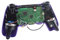 MOUDOAUER Controlador multicolores luminados Dpad pulgares botones de cara LED Kit accesorios de repuesto para PS4