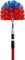 Synx Tools Ragebol rojo/azul - rageball con mango telescópico 175 cm - Esfera de moda con mango - Plumero - Esfera de moda con mango telescópico - Limpieza - Extendible - Tapón - Duster
