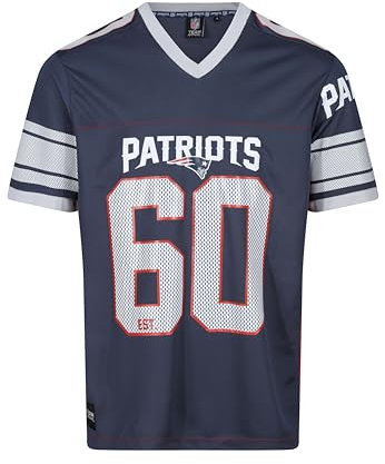 Recovered New England Patriots Navy NFL Oversized Jersey Trikot Mesh Relaxed Top - XL