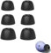3 Pairs Foam Earbuds Cap,3 Different Size Replacement Ear Tips,Earbud Noise Isolation Cover,Non-Slip Earplugs Cap Foam Earbud Tips,Compatible with Samsung Galaxy Buds Pro Eartips(Black,S/M/L)