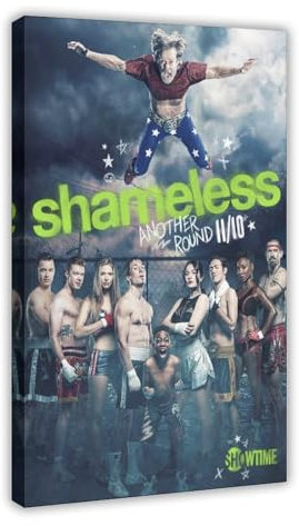 Shameless TV-Serie Poster (6) Leinwand-Poster, Wandkunst, Dekor, Bild, Gemälde für Wohnzimmer, Schlafzimmer, Dekoration, Rahmen-Stil, 60 x 90 cm