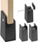 Ketilrub – Patas para Muebles-Elevador de Muebles Elevadores Ajustables para Camas, Mesas o Sofá y Armarios, Agregue Altura de 10CM, Carga 250 kg, 4Piezas Negro