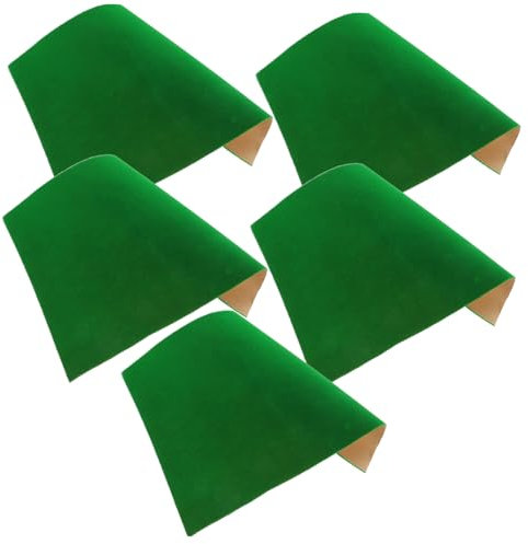 TOPBATHY Rasen 5St Kunstrasen Simulationsmoos-Basteldekor künstliche Modellrasenmatte Modelle Zuschneidbare Matte für Sandtisch Rasenmatte für Sandtisch Sandkasten Puppenhaus falsches Gras