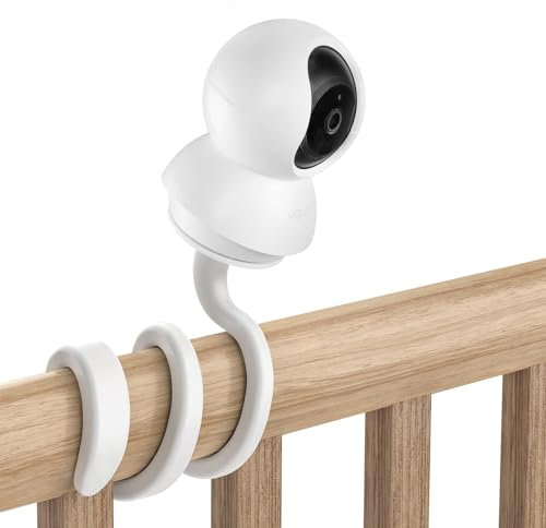 OWOKISO Wall Mount for TP-Link Tapo C210/C200, 180 Degree Rotation, Silicone Material, Easy Install Security Camera Bracket/Holder, Compatible with Kasa Indoor Pan EC70/KC410S