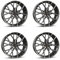 4x Borbet Felgen Alufelgen BY 8x19 ET40 5x108 titan polished matt kompatibel mit Citroën Berlingo C4 C5 C5 X DS7