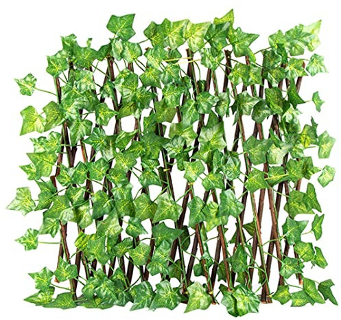 Clôture de treillis rétractable Panneaux en bois HEDG FENCE CLACE DE SIMULATION ALIMENT