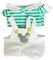 MagiDeal Plüsch-Enten-Kleidung für 15cm Puppenkostüme, stylische Kuscheltier-Kleidung, Foto-Requisiten, weiches Puppen-Outfit, Puppenkleidung, Grün