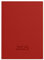 Idena 11156 - Taschenkalender DIN A7 2025, 1 Woche auf 2 Seiten, Terminplaner mit Balaton Einband in Rot und Eckperforation