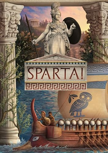 Plague Island Games Sparta Board Game (Deluxe Edition) - 1-2 Players, Ages 14+