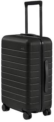 Away Carry-On Luggage, Lightweight Hardside Suitcase with Spinner Wheels, 22 Inch Airline Approved, TSA Lock, Jet Black