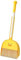 Cabilock 1 Set Yellow Pp Childrens Broom Floor Sweeping Broom The Pet Dustpan Toy Pretend Play Cleaning