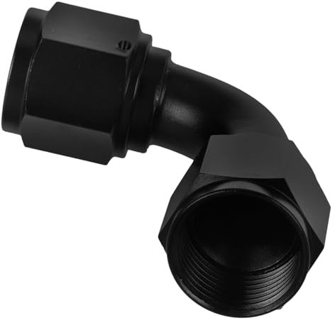 Anneome Aluminum 90 Degree Swivel Union Full Flow Elbow for Line Car Motorcycle Hose Connector