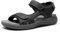 DREAM PAIRS Women's Sandals Open Toe Lightweight Summer Shoes Walking Casual Outdoor, Ladies' Soft Casual Sport Sandals,Size 7,Black,DWUMST2503