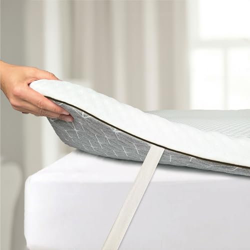 Brightr® Matratzentopper 180x200cm H3/H4 – 2-in-1 Wende Topper, wählen Sie Ihre Härtegrad – Linderung bei Rücken-, Hüft- und Schulterschmerzen – WaveComfort™- und FortiCell™-Technologie