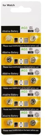 MZRAN Batterie a bottone AG3 LR41 736 da 1,5 V, per orologi, calcolatrici, giocattoli, 10 pezzi/20 pezzi