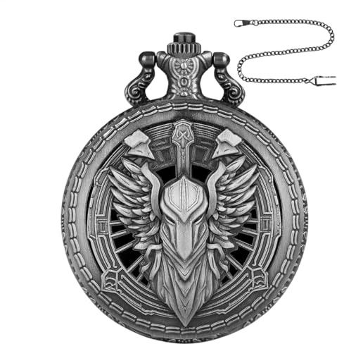 Metallwürfel-Set, 7 Würfel in einer Taschenuhr-Schale, Reise-Brettspiele für Männer und Frauen, Rollenspiel-Zubehör