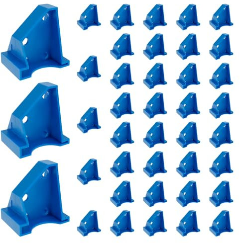40Pcs Laminate Flooring Spacers Plastic Vinyl Plank Flooring Installation Spacers with 1/4 Inch 1/2 Inch Gaps for Laminate Solid Wood