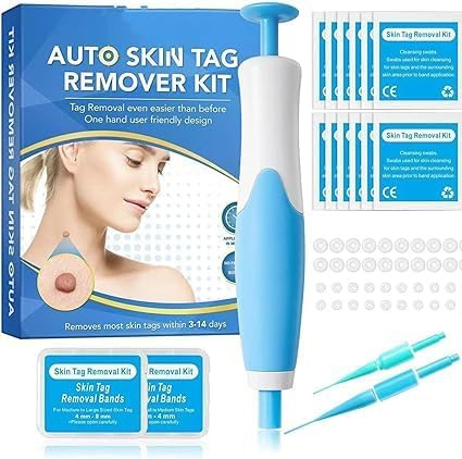 Auto Tool Kit Skin Tag Remover, Warzen Entfernen, Auto Skin Tag Remover Kit, Hautanhängsel Entfernen, Etikettenentferner, Skin Tag Removal Kit für Kleine Bis Große (2 mm-8 mm) Große Etiketten (1pc)