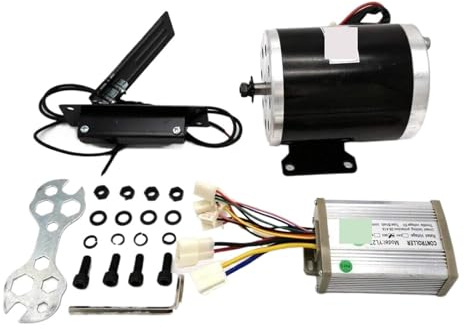 SMTYXS Elektromotor Set 36V DC 800W Bürstenmotor Mit Steuerung Pedal Controller for Go-Karts Roller E-Bikes