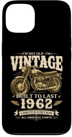 Hülle für iPhone 13 64. Geburtstag Mann Geschenk Motorrad Motorradfahrer 1962