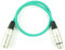 Adam Hall Cables 0.5 m Green K3MMF0050GRN Microphone Cable XLR Female to XLR Male DMX Cables