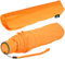 iX-brella Mini Ultra Light - Damen Taschenschirm mit großem Dach - extra leicht - neon orange