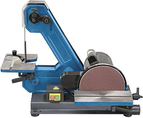 LEVIGATRICE A NASTRO VERTICALE E DISCO CON PIANI DI LAVORO INCLINABILI 450 W FERVI 0138