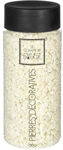 Atmosphera - Dekosteine - Marmor - Elfenbein - 750g - Elfenbein