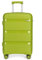 KONO Valigia Trolley Media 65cm Rigida e Leggera in Polipropilene Valige da Viaggio con 4 Ruote e TSA Lucchetto, Verde