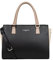 Lancaster Smooth Handtasche schwarz