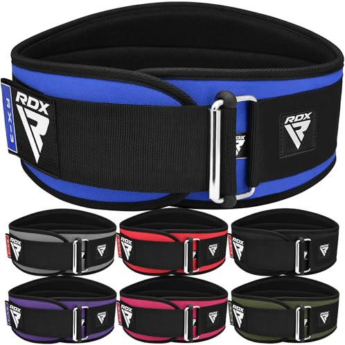RDX 6.5” Gewichthebergürtel, Auto-Lock Trainingsgürtel, Krafttraining Powerlifting Fitness Bodybuilding Gürtel, Gewichtheben Gepolstert Gym Weight Lifting Belt, Männer Damen Kreuzheben Workout
