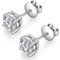 Men Diamond Earrings Screw Back Earrings CZ Diamond Earrings for Men Sterling Silver Stud Earrings with Screw Back Round Cut Cubic Zirconia Earrings for Women Men Earrings Studs CZ Earring 8MM