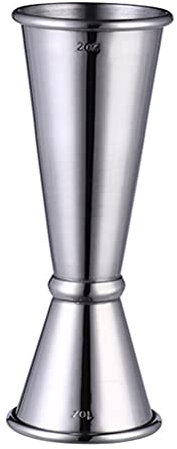 Cocktail Messbecher, Cocktail Jigger Dual Spirit 1oz/2oz Steel Measure Cup Shots Gin Rum Bar Pub Krug, Edelstahl Spirit Measure Messbecher Double Jigger für Bar Cocktail Shot Measure