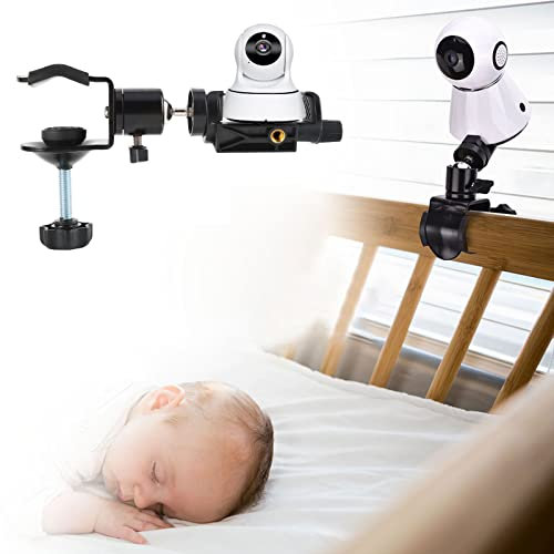 Babyphone-Halterung, Universal Verstellbarer Baby-Kamerahalter, 360 Grad drehbare stabile Kamerahalterung für Wiege für Kinderbett