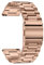 TStrap Bracelet de Montre Métal 18mm - Bracelets de Montres Remplacement à Dégagement Rapide Or Rose pour Homme et Femme - Montre Bracelet en Acier Inoxydable pour Smartwatch
