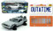 - Auto 1:24 + 2 repliche targate a grandezza Naturale dei Volanti Delorean dal Film Back TO The Future 2 (PF13)
