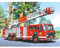 YSCOLOR Diamant Painting Diamant Stickerei Feuerwehr Lkw Volle Runde Bohrer Diamant Mosaik Malerei Dekoration 30X40cm