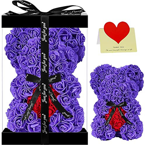 Ours en fleur rose (violet)