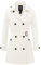 Wantdo Femme Trench-Coat à Double Boutonnage Ceinture Coupe-Vent à Bouton Veste Coupe Ajustée Manteaux Epaulettes d'Epaule Beige-2X 42