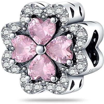 TINSLO Charm Anhänger Damen 925 Sterling Silber für Armband Charms Beads passend für Pandora Armband und Halskette, Kompatibel mit Europäischen Armbänder für Frauen Mädchen B11