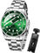 BY BENYAR AKNIGHT Watch Uhren Chronograph Analoges Quarzwerk Stilvolle Armbanduhr 3ATM wasserdichte Uhren Elegantes Geschenk für Männer,Edelstahlarmband Uhr