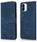 MIKULLE Coque pour Xiaomi Redmi A1 / Redmi A2 4G 6.52 Pouces,Housse en Cuir Premium PU Pochette de Flip Portefeuille Case Magnétique Antichoc Protection Etui à Rabat - Bleu