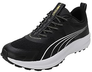 PUMA Unisex Pro Trail einlösen Straßen-Laufschuh, Schwarz/Gelb Blaze, 43 EU