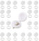 50 Pcs Plastic Screw Caps, Plastic Caps for Screws, Screw Covers White for Concealing Heads