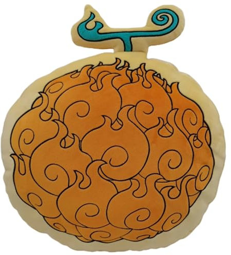 LYO Peluche Coussin Fruit DU Demon ONE Piece 40CM MERA MERA