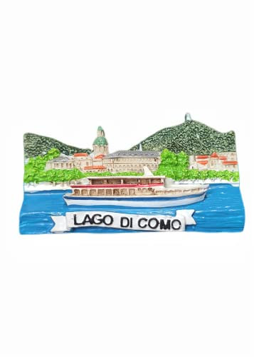 Como Lake Italien Kühlschrankmagnet Reise Souvenir Kühlschrank Dekoration 3D Magnetaufkleber Handbemalte Bastelkollektion