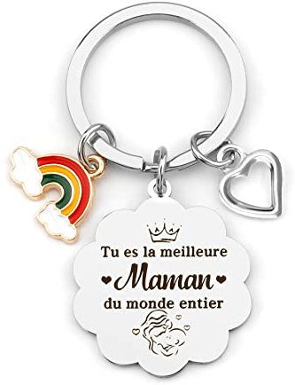Cadeau Maman, Cadeau Fete des Meres, Cadeau Jeune Maman, Idee Cadeau Maman, Cadeau Futur Maman, Cadeau Anniversaire Maman, Porte Clé Maman, Cadeau Fete des Meres Original, Cadeau Maman Noel
