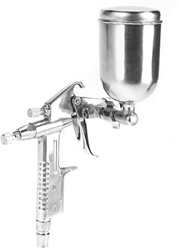 Lackierpistole Spritzpistole 0,5 mm Düse Kleiner Farbspritzer 125 Ml Mini-Pneumatik-Spritzpistole für die Reparatur von Autolackierungen